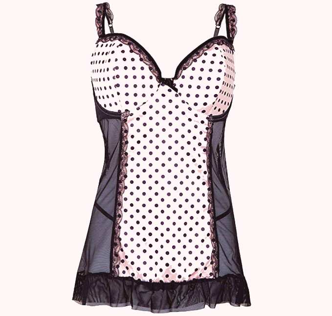 polka dot babydoll